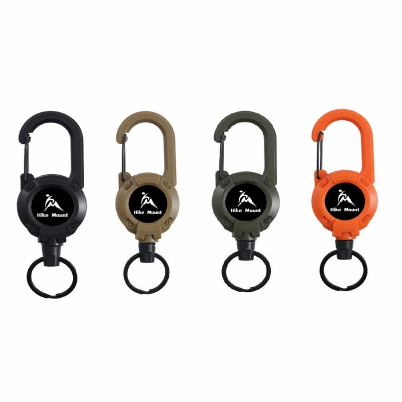 ๐Best Gifts For Your Dad - 3 In 1 new multifunctional Retractable Pull Reel Carabiner Keychain