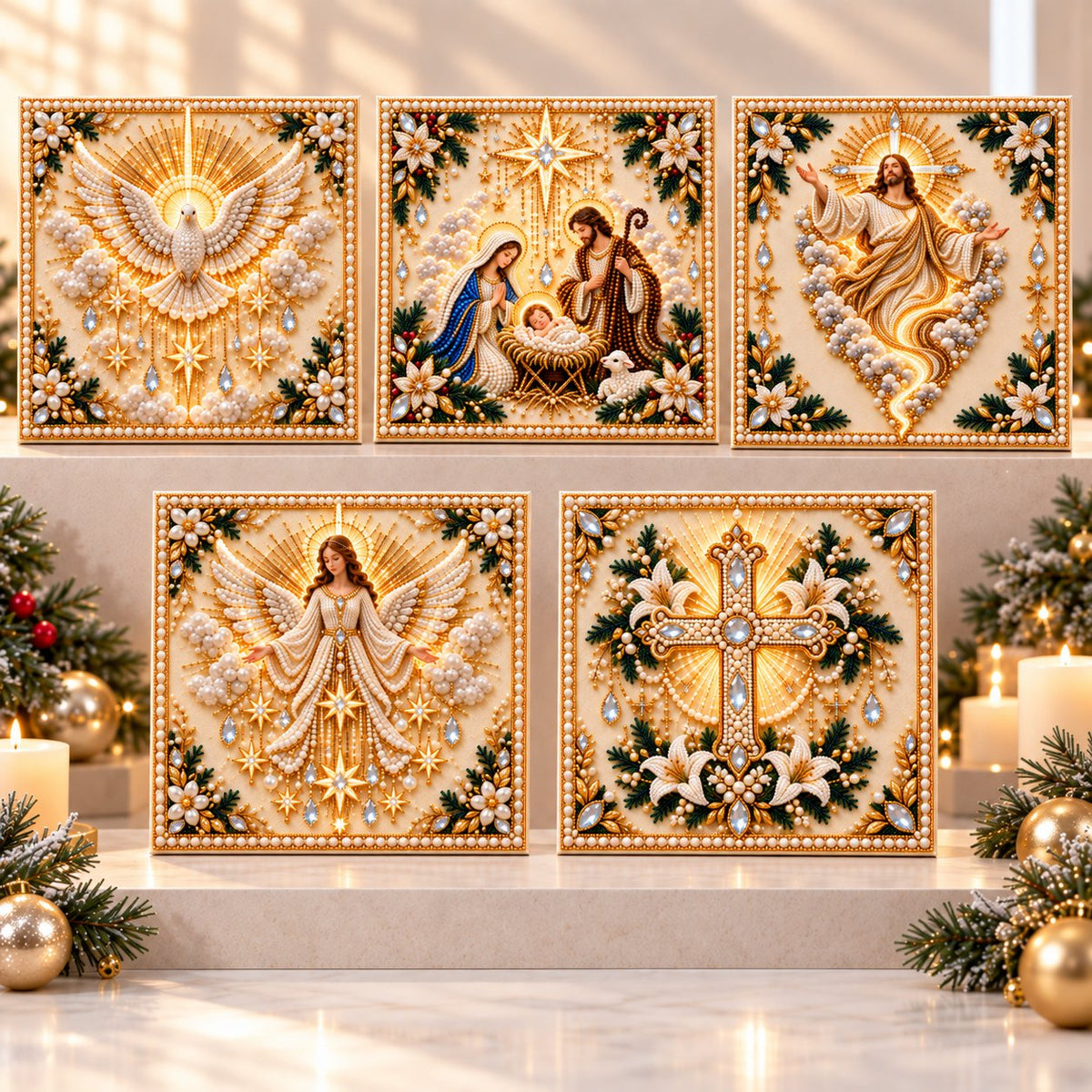 🙏✝️DIY Christian Pearl Artwork Kit