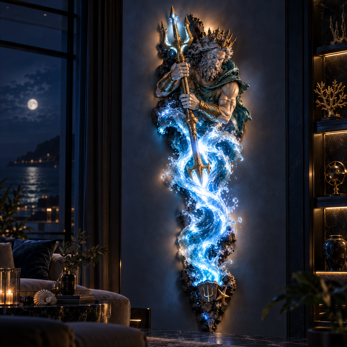 ⏰ Limited Stock 50% OFF ⚡🌊 Mythological Sculpture Wall Lamp Collection 🏛✨