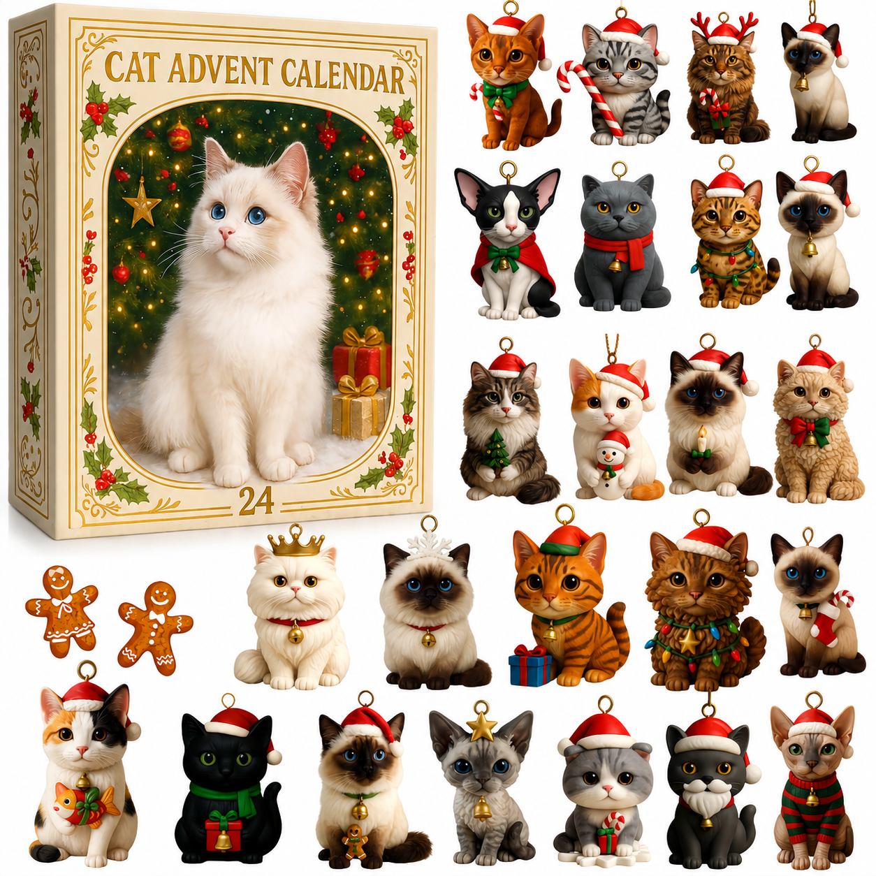 🌲Christmas Gift--Purrfect Christmas – Cat Lovers Advent Calendar 2026