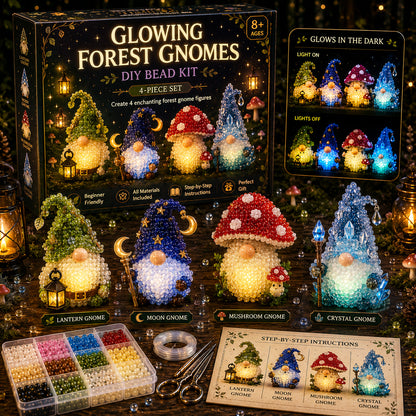 ✨ Glowing Fantasy Spirits DIY Bead Kit – Magical Glow-in-the-Dark Fantasy Character Collection