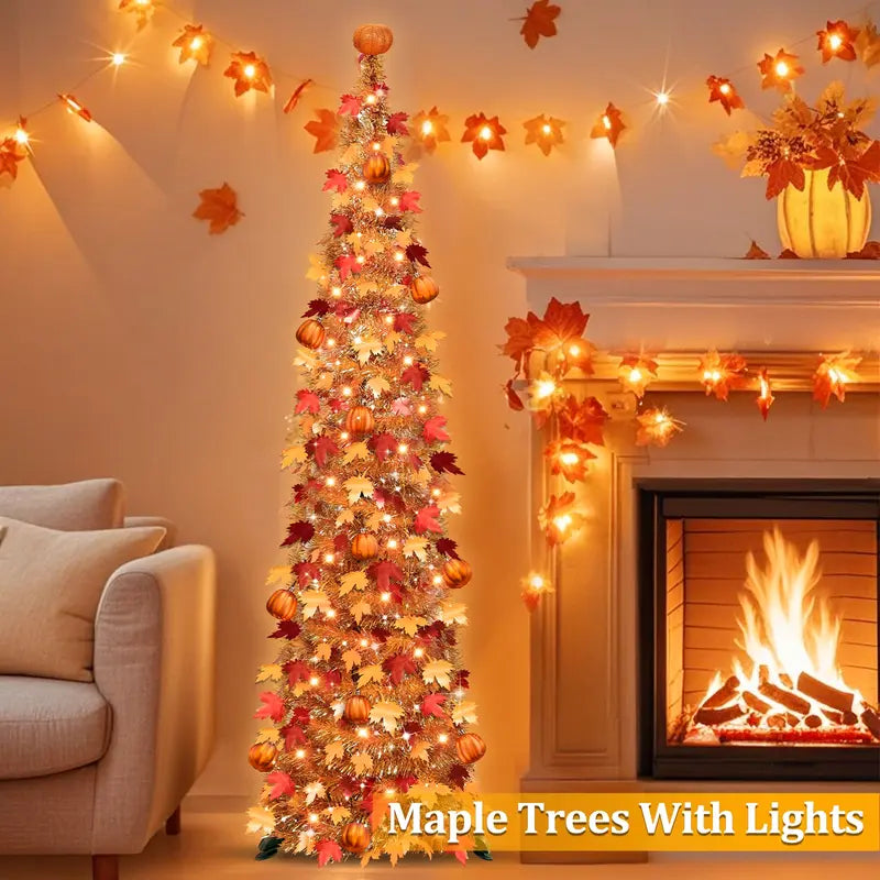🔥HOT SALE 49% OFF🔥 - 🎃 Pumpkin Glow Maple Tree