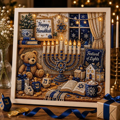 🎁Last Day 49% OFF - 🕎✨DIY Hanukkah Pearl Art Kit