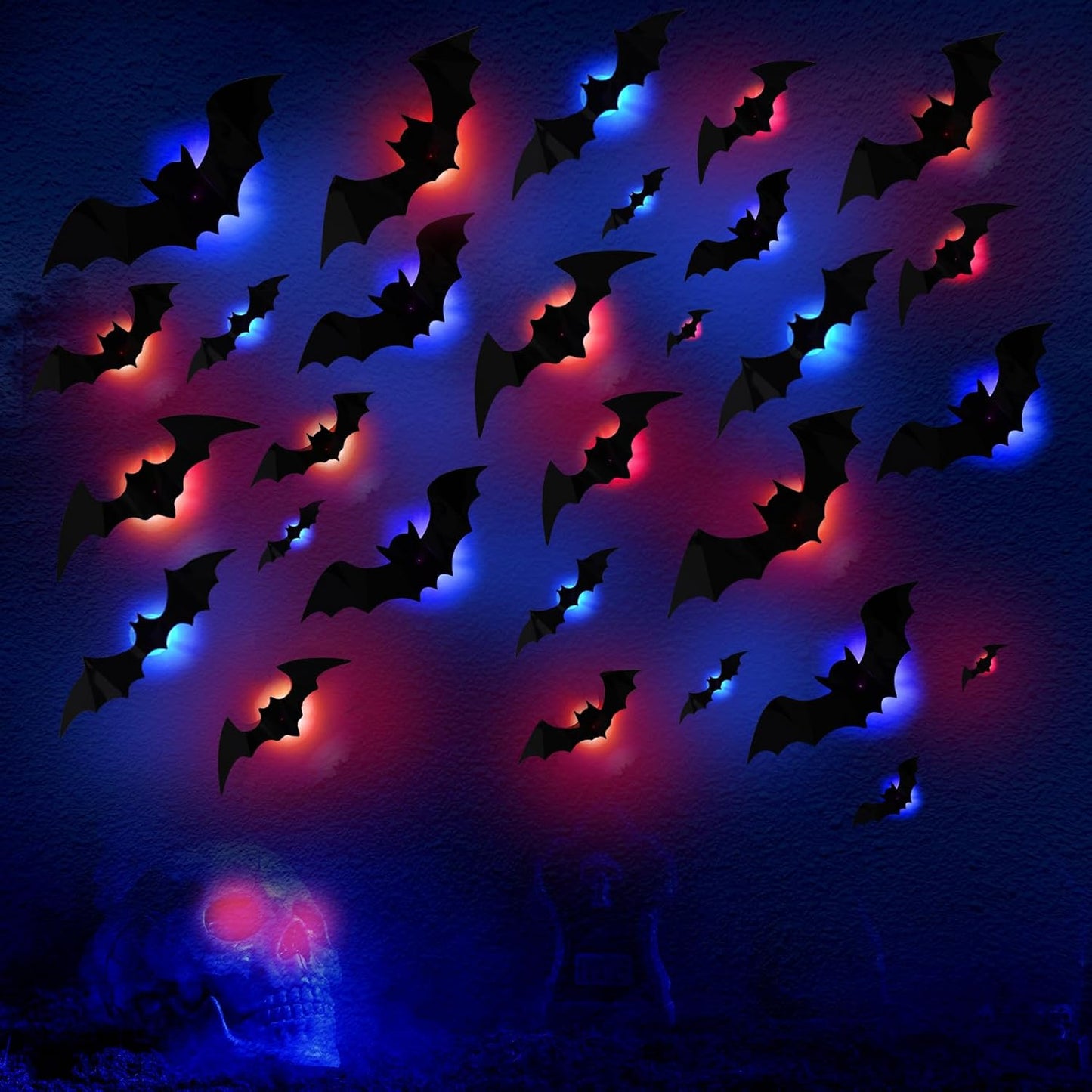 🔥Last Day SAVE 48% OFF🦇3D Bat Design LED Decoration🕷️