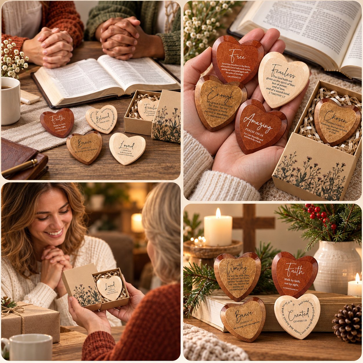 ⏳Limited-time 49% OFF - ✝️ 🎁 Christian Pocket Heart Gift Set(Set of 12)