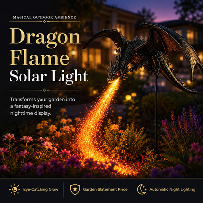 ⏳ Last Day 49% OFF🐉2027 Fellime®Dragon’s Ember Solar Garden Decor
