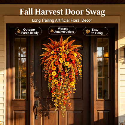🔥Last Day 49% OFF - Artificial Fern for Autumn Outdoor Decor– Autumn Porch & Door Decoration