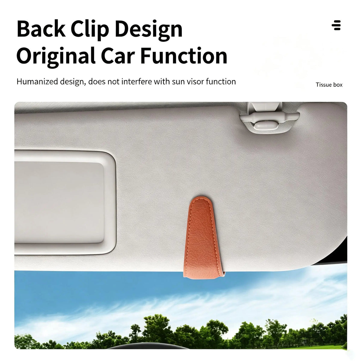 Magnetic Car Sun Visor Sunglasses Holder – Multi-Use Clip