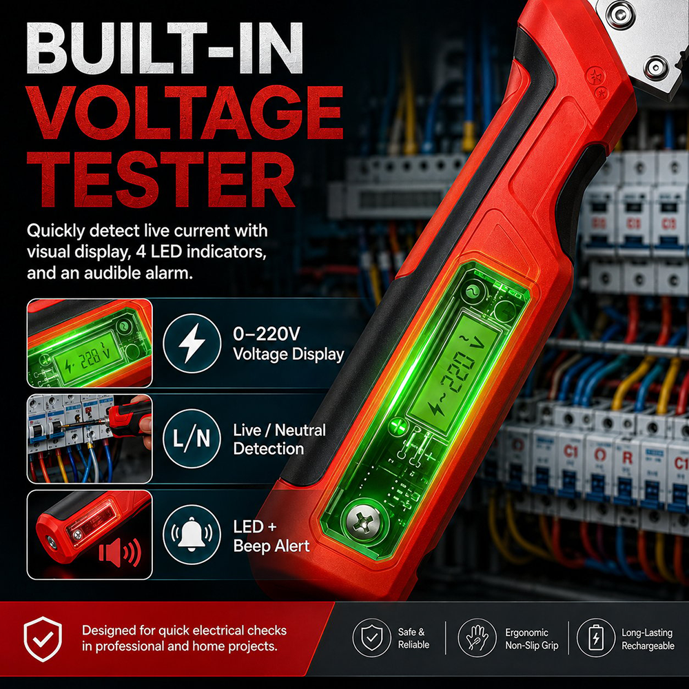 ⚡ 16-in-1 Electrical Pliers with Voltage Tester(✈buy 2 free shipping)