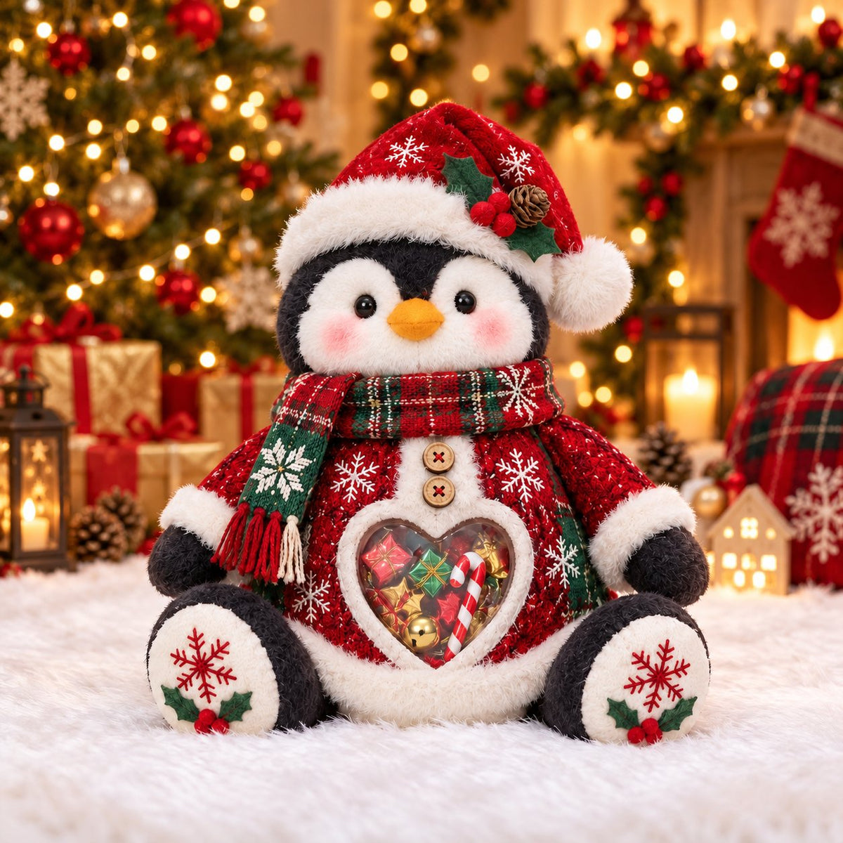 🎅 🎄 Christmas Character Refillable Treat Holder
