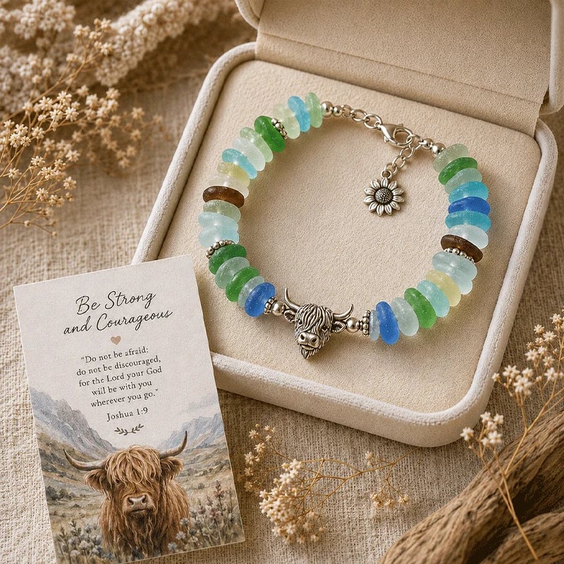 Sea Glass Blessing Bracelet