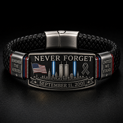 🎁9/11 Never Forget Memorial Bracelet | September 11 Tribute Collection-✈️ BUY 3 FREE SHIPPING