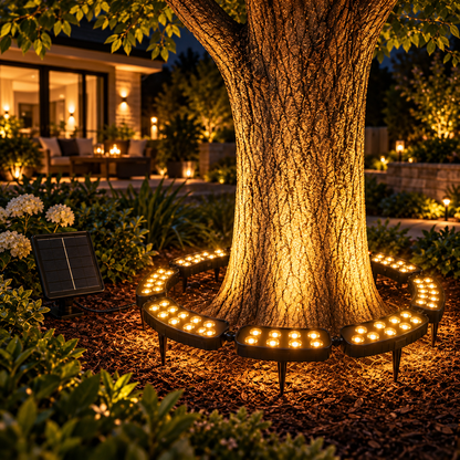 💜💙💚 One Tree. Endless Colors. – Solar RGB Landscape Ring Light