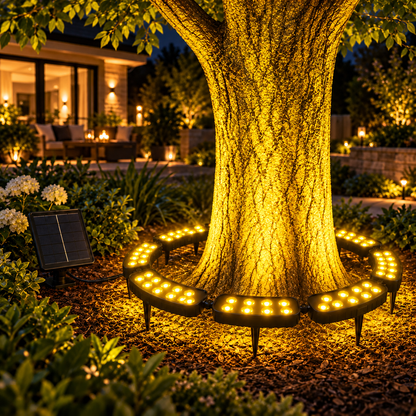 💜💙💚 One Tree. Endless Colors. – Solar RGB Landscape Ring Light