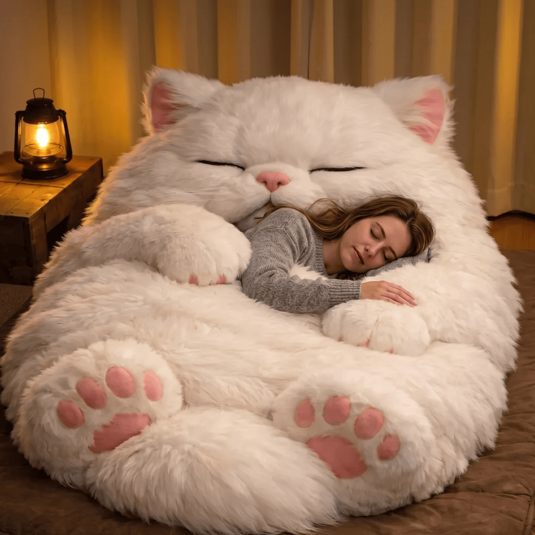 🔥Hot Sale 49% off🐱 Fluffy cat sleeping bag – Soft, Warm & Purrfectly Cozy😴💤