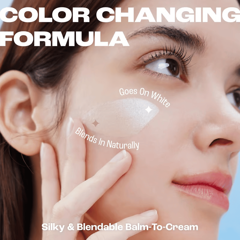 🎁✨Cream Stick V White Korean Color-Changing Foundation Stick with Volufiline