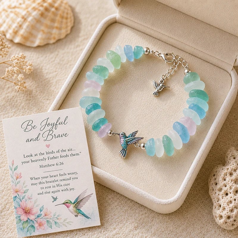 Sea Glass Blessing Bracelet