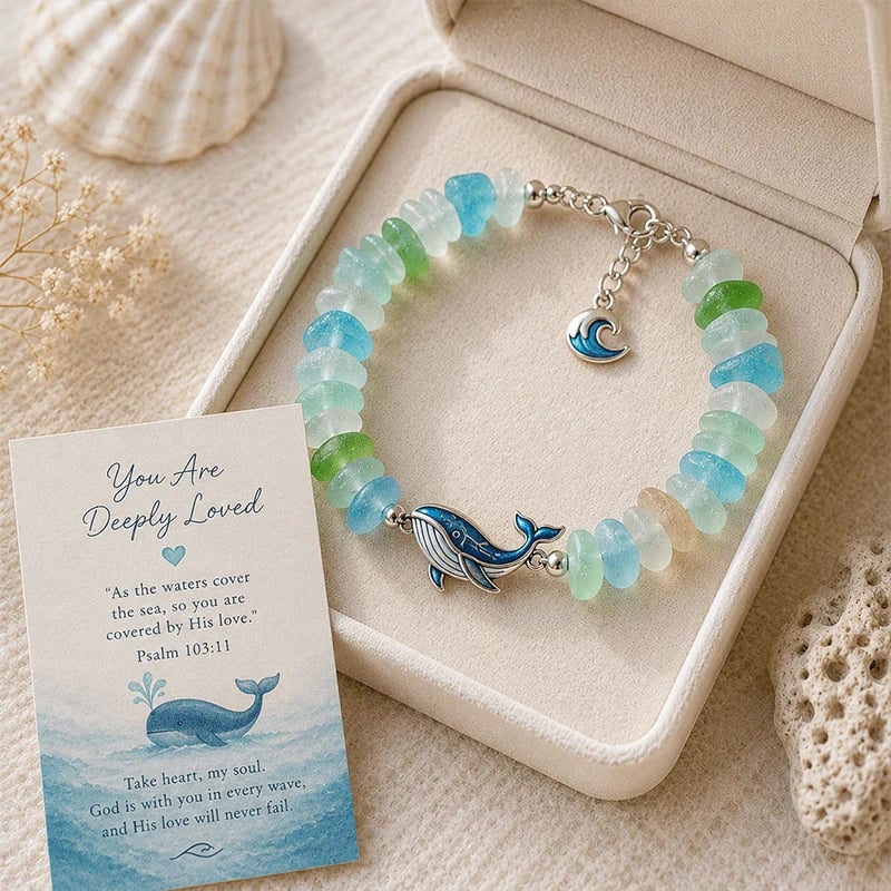 Sea Glass Blessing Bracelet