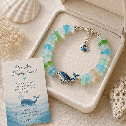 Sea Glass Blessing Bracelet