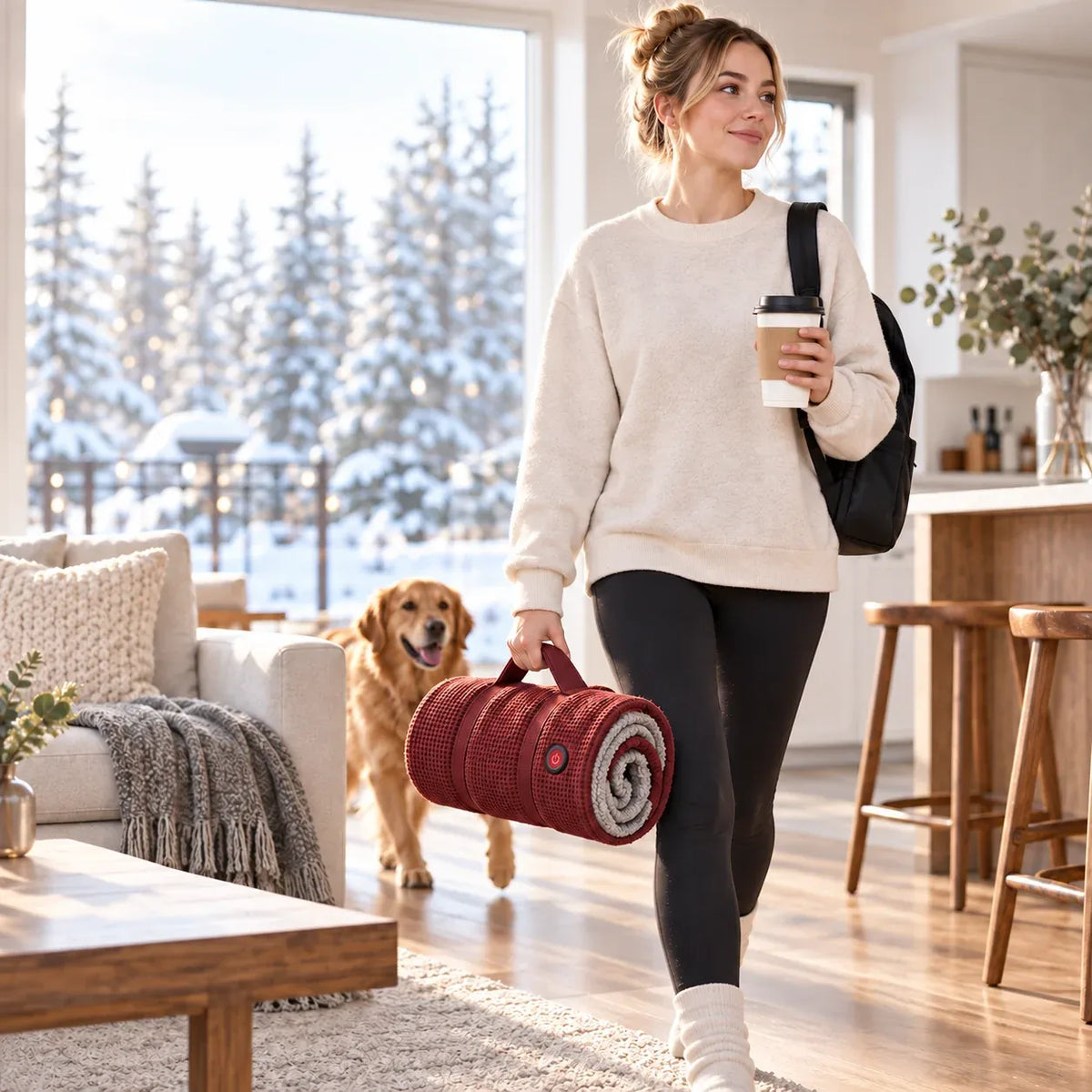 ✨Last Day 50% OFF🔥Wearable Heated Blanket Shawl | Portable USB-Powered Warmth for Home, Work & Outdoors