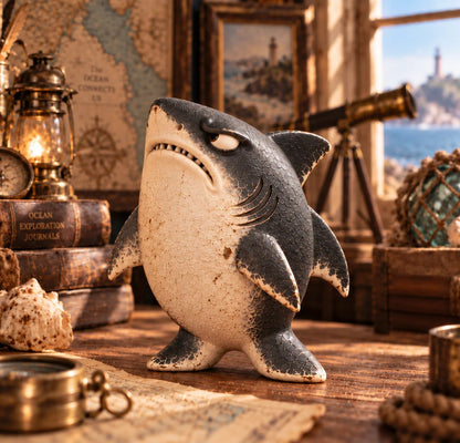 🦈 😂 Chaos & Regret Shark Pair – Funny Desk Companion Duo for Best Friends(📦Buy 2 Free Shipping)