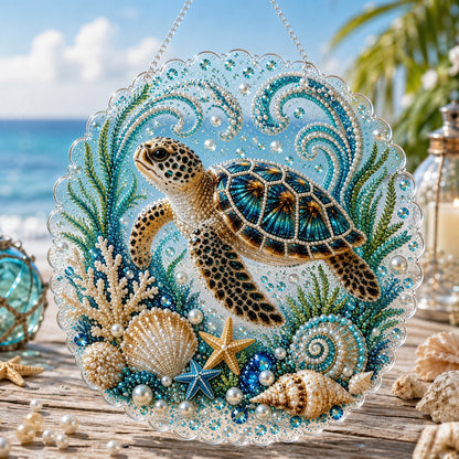 🔥BUY 3 GET 1 FREE  - 🌊✨Ocean Pearl Art DIY Hanging Ornament Kit