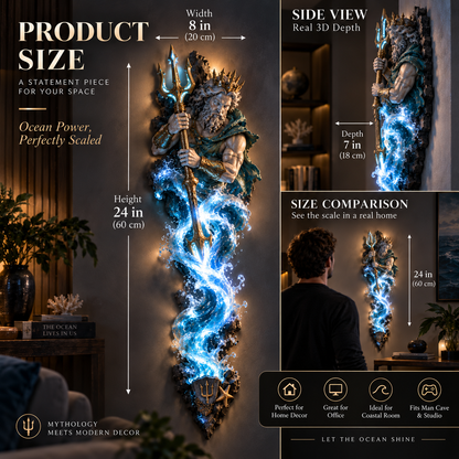⏰ Limited Stock 50% OFF  ⚡🌊 Mythological Sculpture Wall Lamp Collection 🏛✨