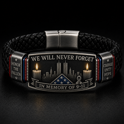 🎁9/11 Never Forget Memorial Bracelet | September 11 Tribute Collection-✈️ BUY 3 FREE SHIPPING
