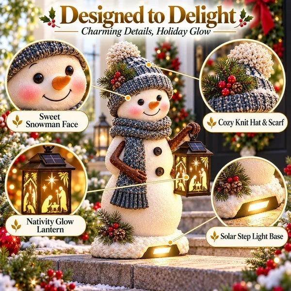 Snowman Nativity Glow product details