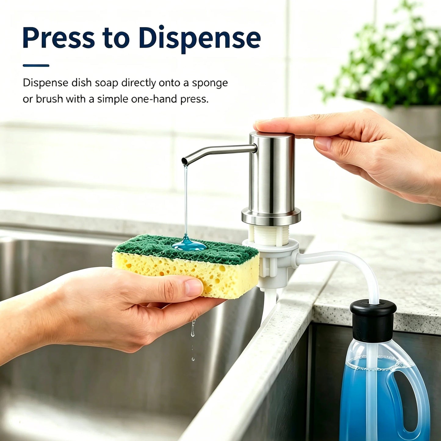 🔥Last Day 48% OFF - Kitchen Sink Soap Dispensers✨