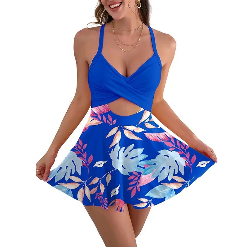 Blue,Floral