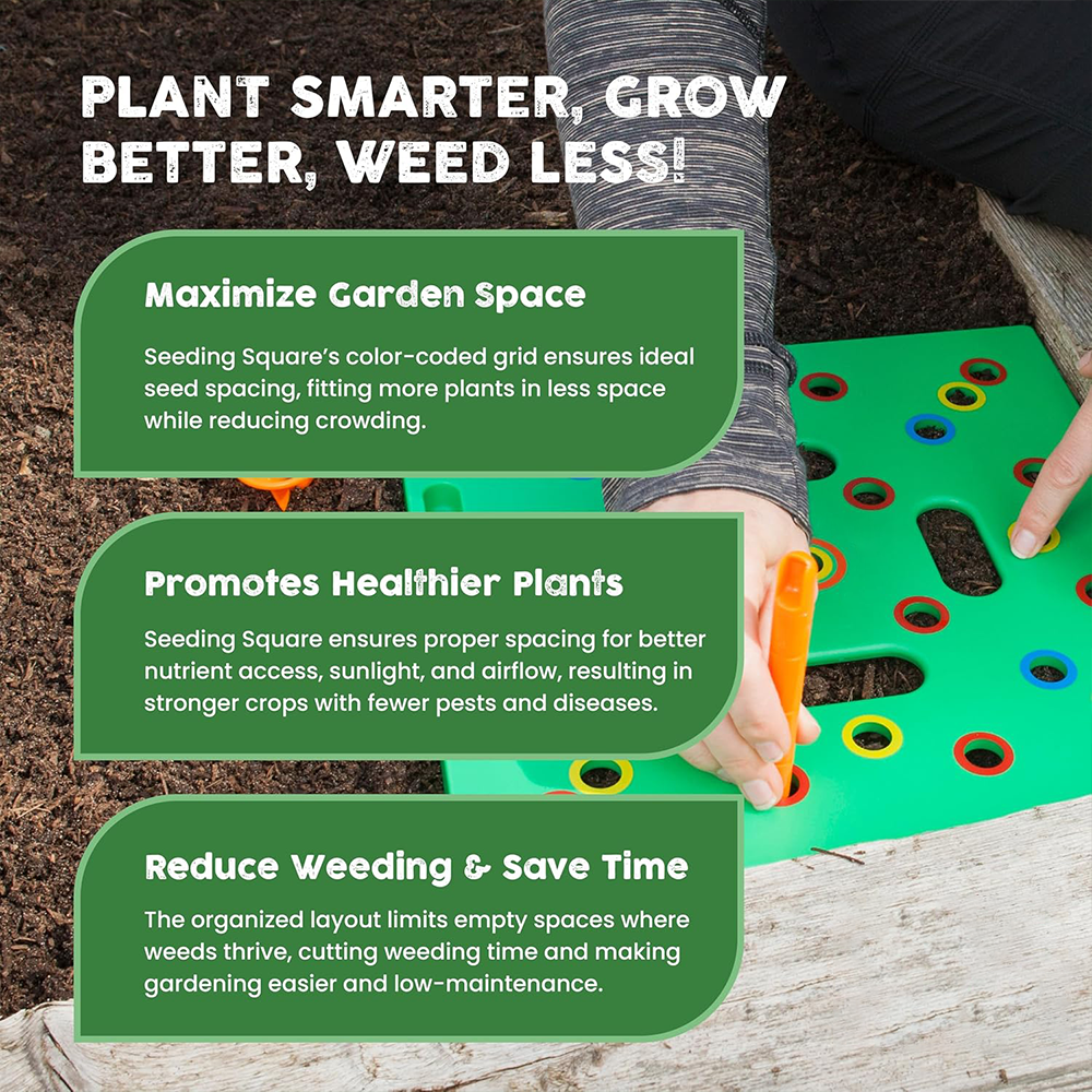 🌱Patented Seed and Seedling Spacer Tool for Bigger Harvests