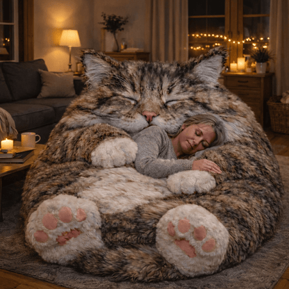 🔥Hot Sale 49% off🐱 Fluffy cat sleeping bag – Soft, Warm & Purrfectly Cozy😴💤