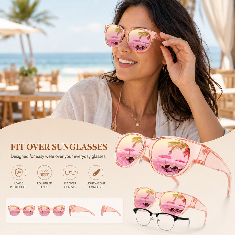 Women's Fit-Over Prescription Sunglasses