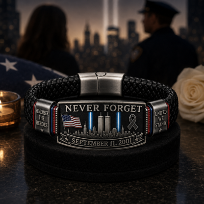 🎁9/11 Never Forget Memorial Bracelet | September 11 Tribute Collection-✈️ BUY 3 FREE SHIPPING