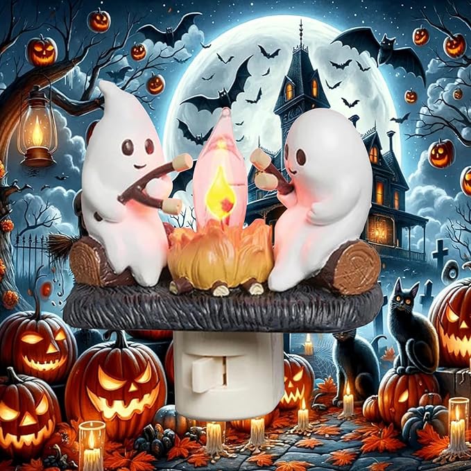 2026 USB Ghost Campfire Flickering Nightlight🔥👻