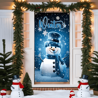 🎅Santa Claus Christmas Door Banner – 🎉Festive Holiday Entrance Decoration