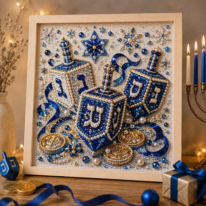 🎁Last Day 49% OFF - 🕎✨DIY Hanukkah Pearl Art Kit