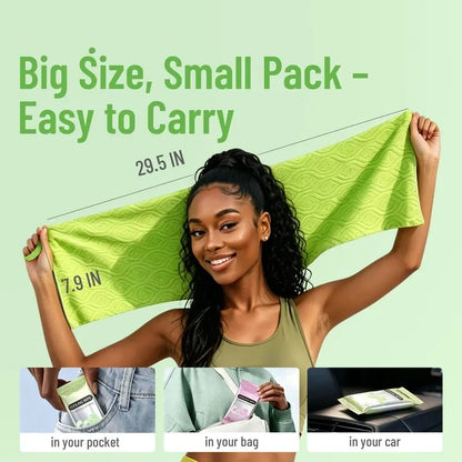 🧊Reusable Instant Cooling Towels + Menthol Wipes | Beat the Summer Heat in Seconds!