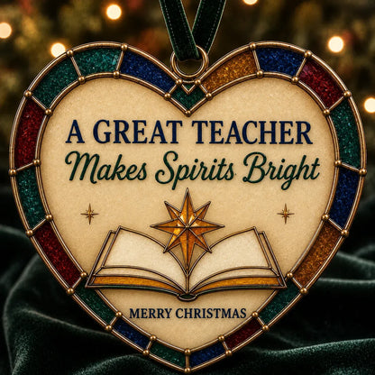 ⏳ Last Day 49% OFF – ❤️ Christmas Heart Ornament Collection | 7 Stained-Glass-Inspired Designs with Meaningful Messages for Mom, Grandma, Sister, Teachers, Coworkers, Neighbors & Friends 🎄