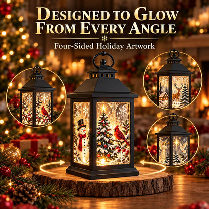 🎄✨ Interchangeable Crystal Lantern™ – Light-Up Holiday Décor