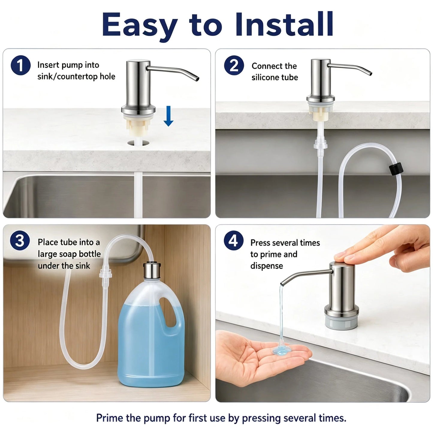 🔥Last Day 48% OFF - Kitchen Sink Soap Dispensers✨