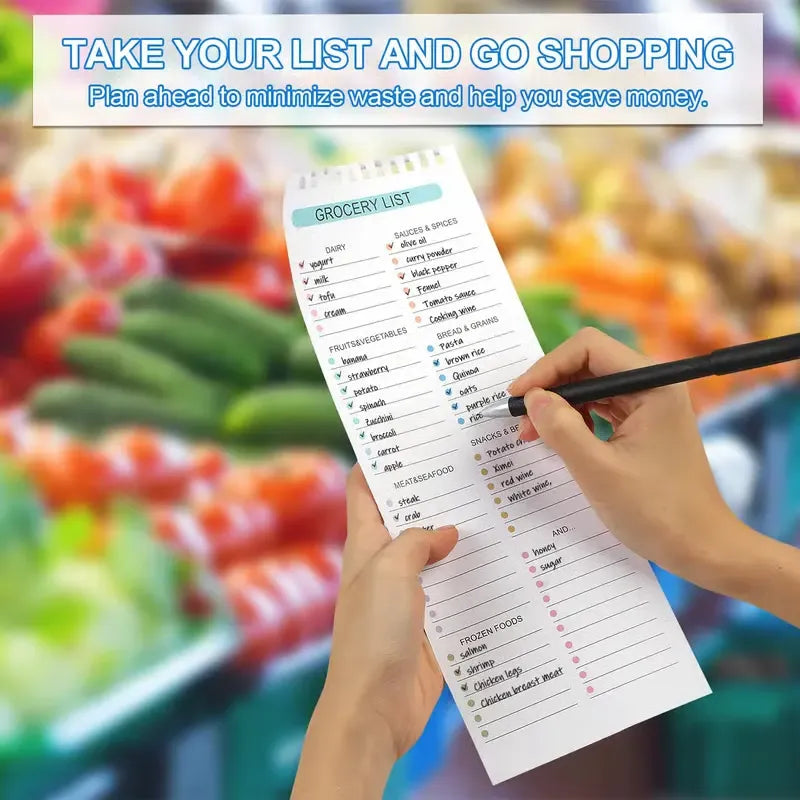 Handmade Bound Weekly Detachable Diet Plan Sheet