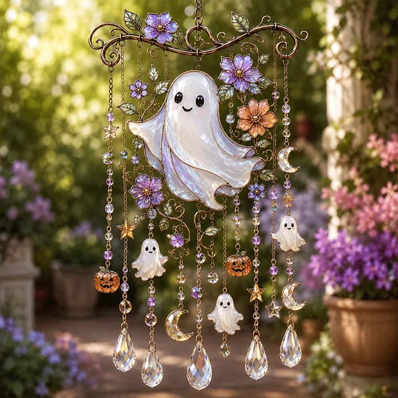 🔥Last Day 49% OFF - Halloween Suncatcher Wind Chime