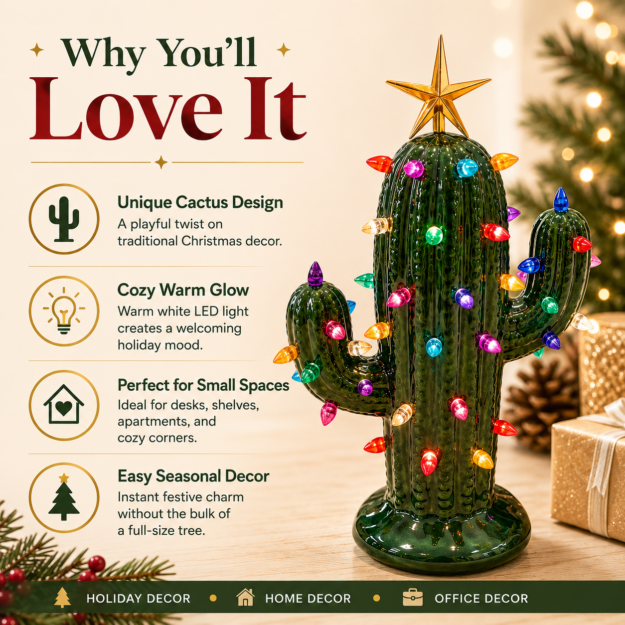 🎄 Desert Christmas Tree – The Unique Holiday Decoration Everyone Will Notice