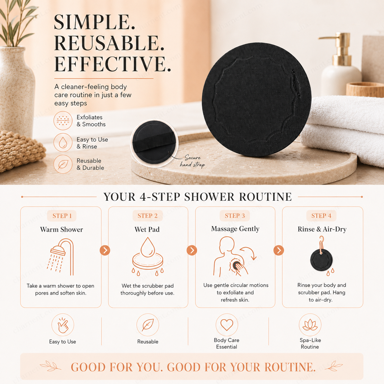 🥳2026 HOT SALE🥳💞50K+ SOLD!🌸🧖‍♀️ 50% OFF! Scrub Bath Pads