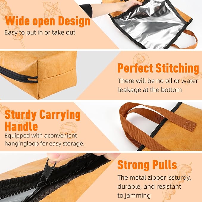 🍖21" BBQ Meat Resting Bag – Lock In Heat & Juices