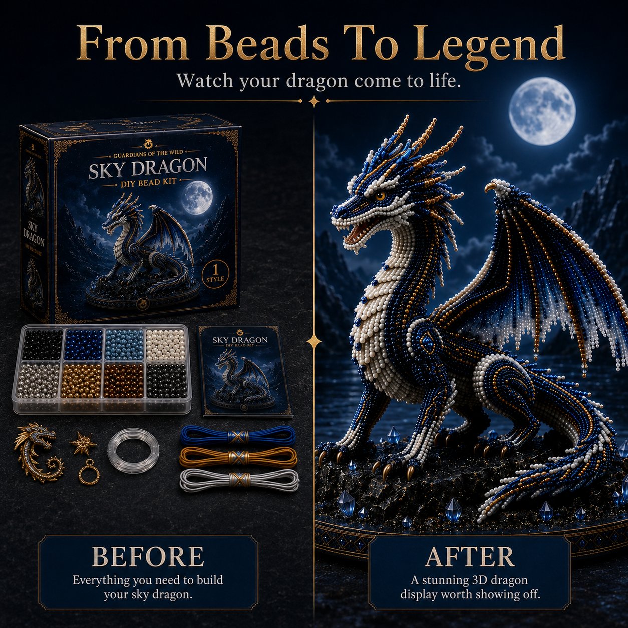 🎁3D Animal Guardian DIY Bead Kit Collection-Buy 2 Free Shipping