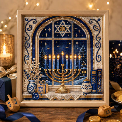 🎁Last Day 49% OFF - 🕎✨DIY Hanukkah Pearl Art Kit