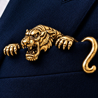 ✨ Luxury Sculpted Animal Brooch – Premium Statement Piece for Suits & Blazers